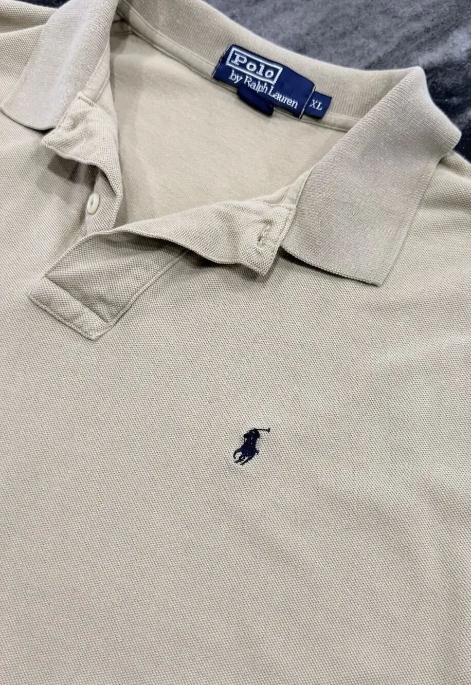 Polo Ralph Lauren Mens XL Long Sleeve Polo Shirt Pony Pique Preppy Golf Classic